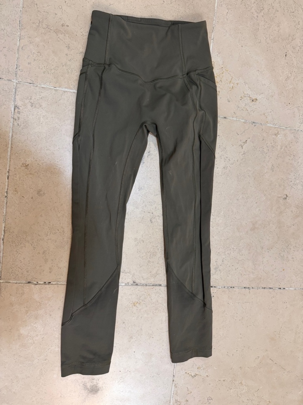 lululemon athletica Olive Green High-Rise Leggings